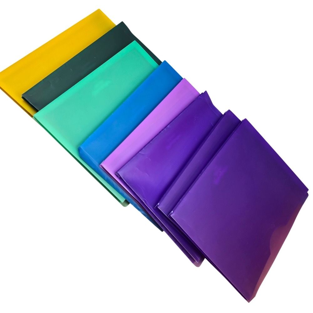 ~10 Pendaflex Esselte 51044‎ & 50990 plastic 1" file folders colorful